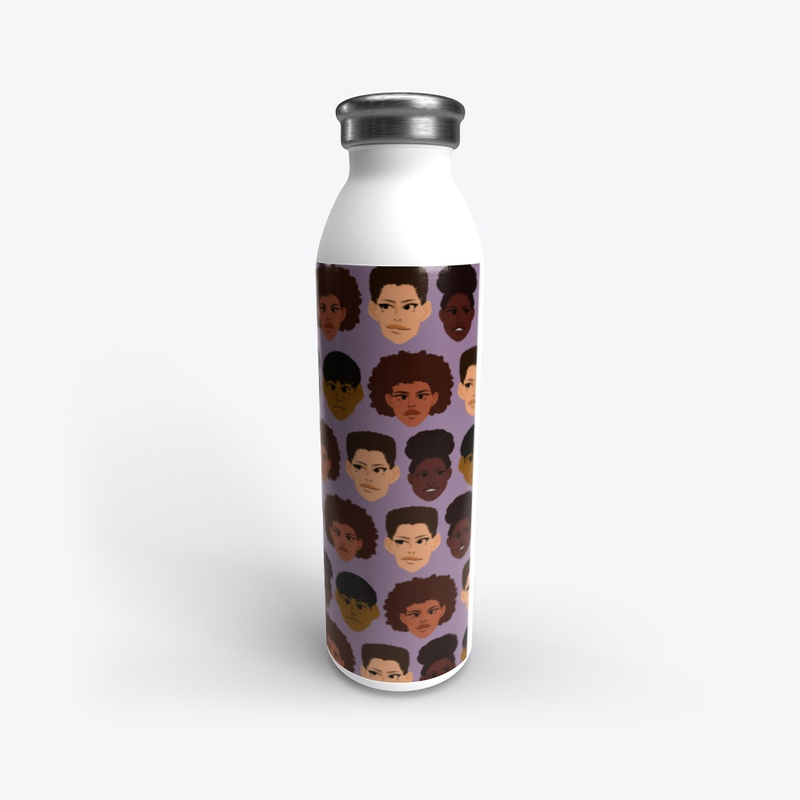 Back of Stainless Water Bottle